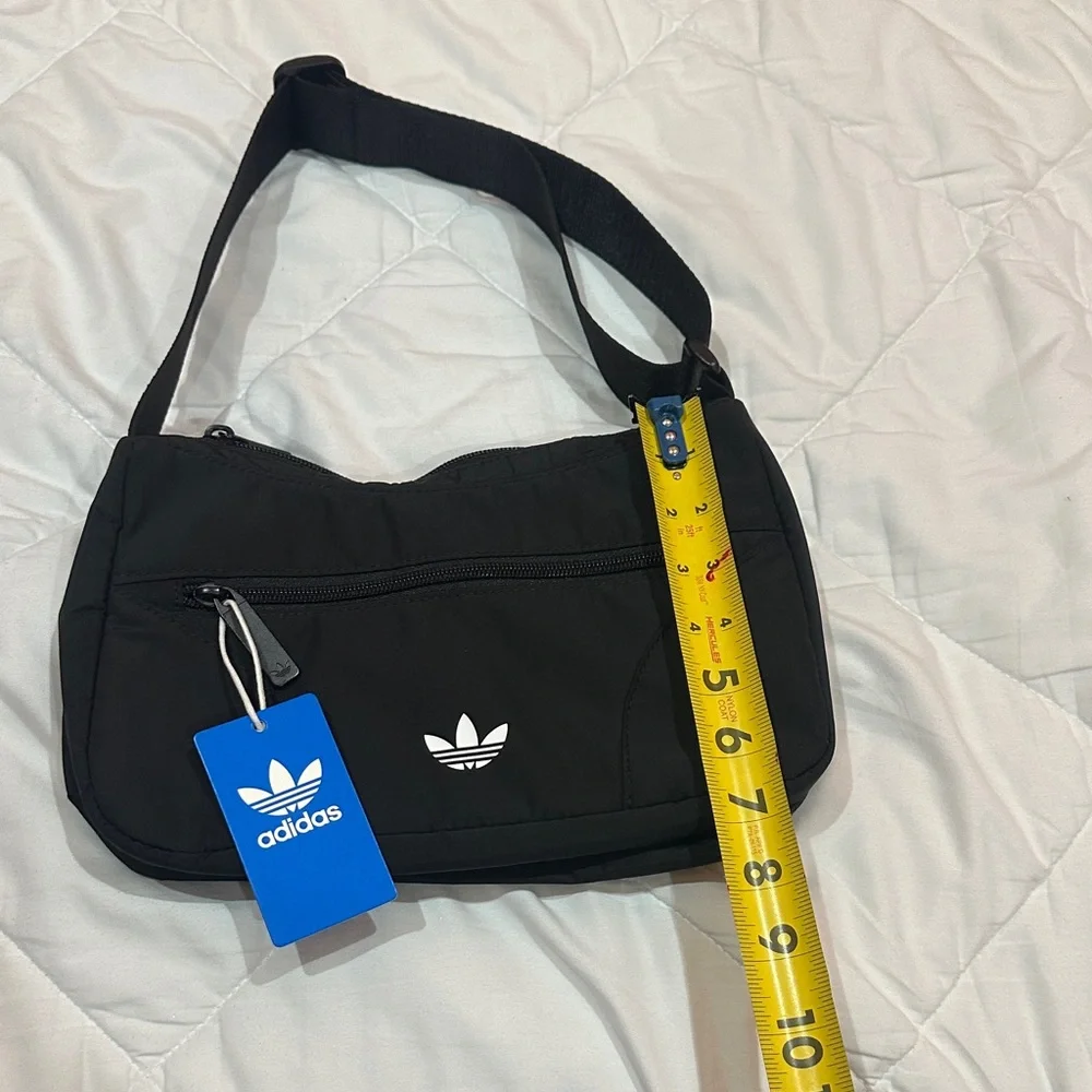 NEW Adidas Black Crossbody Bag - Picture 3 of 8